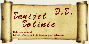 Danijel Dolinić vizit kartica